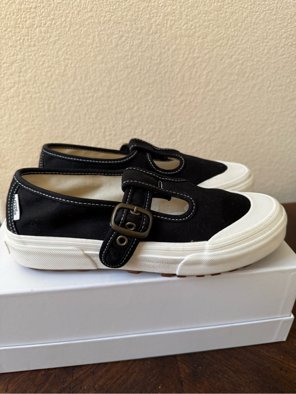 Vans Style 93 Mary Jane Buckle Black Canvas Women's Sneakers - Picture 3 of 12